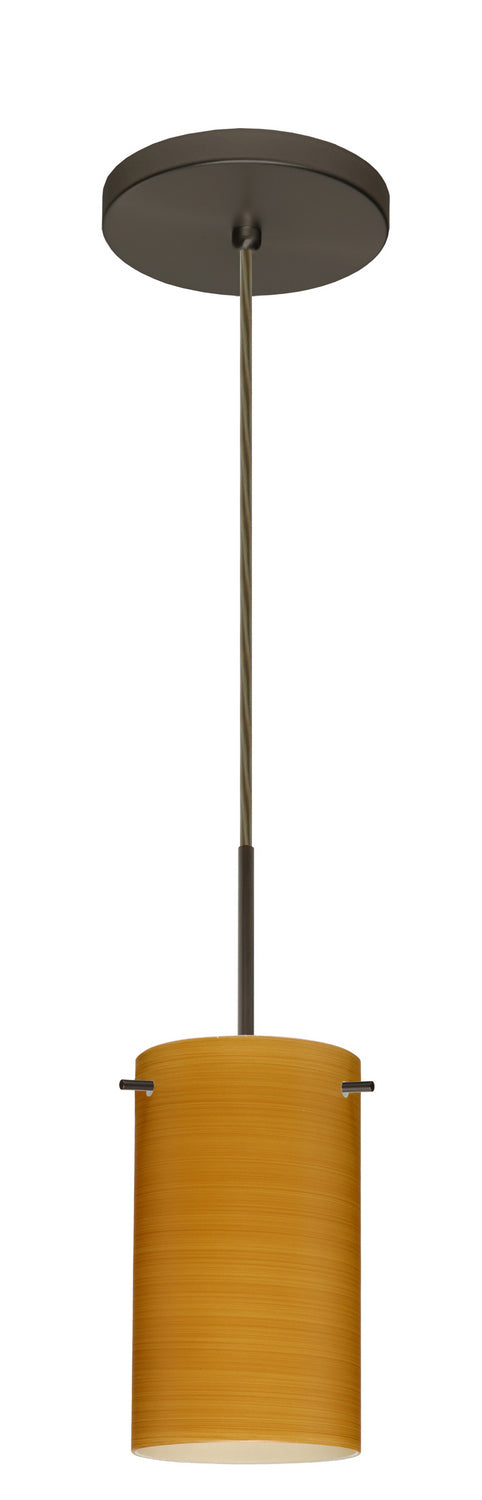 Besa 1BT-4404OK-LED-BR One Light Pendant, Bronze