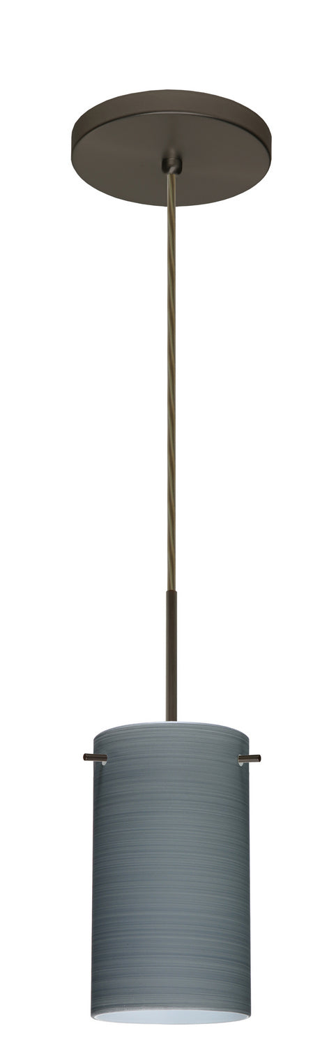 Besa 1BT-4404TN-LED-BR One Light Pendant, Bronze