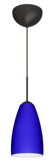 Besa 1JC-1511CM-LED-BR One Light Pendant, Bronze