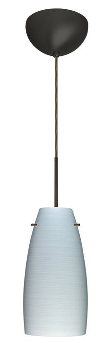 Besa 1JC-1512KR-LED-BR One Light Pendant, Bronze