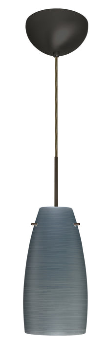 Besa 1JC-1512TN-LED-BR One Light Pendant, Bronze