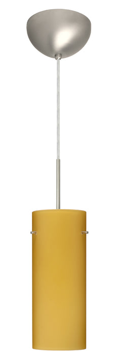 Besa 1JC-4123VM-LED-SN One Light Pendant, Satin Nickel