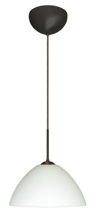 Besa 1JC-420107-LED-BR One Light Pendant, Bronze