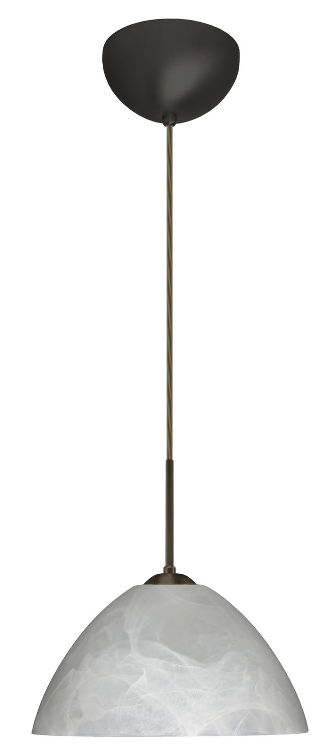 Besa 1JC-420152-LED-BR One Light Pendant, Bronze