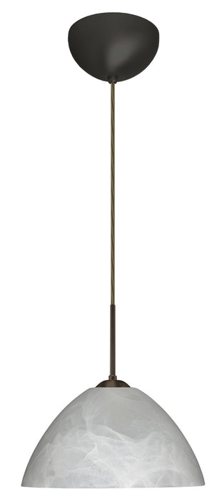 Besa 1JC-420152-LED-BR One Light Pendant, Bronze