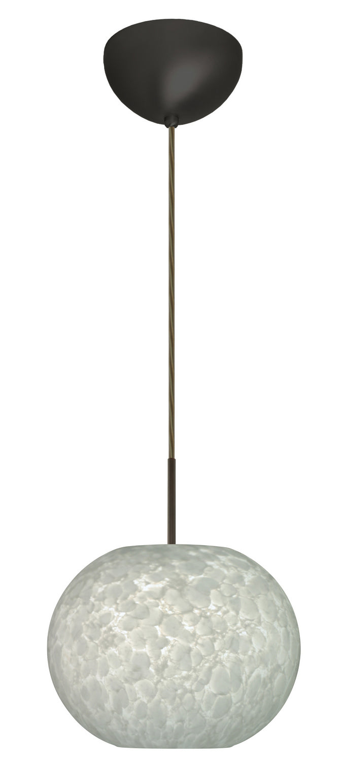 Besa 1JC-477619-LED-BR One Light Pendant, Bronze