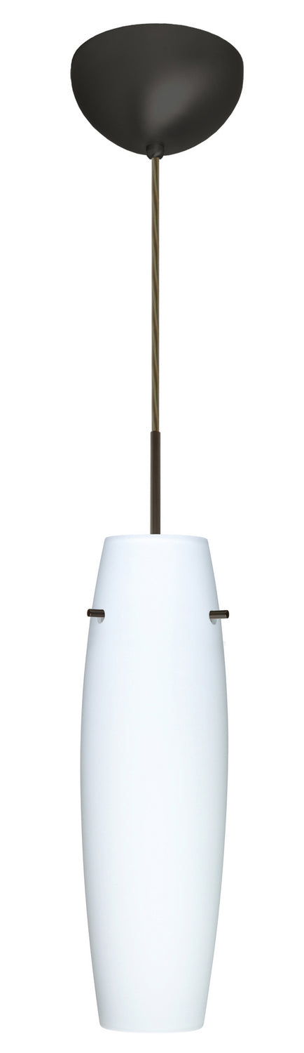 Besa 1JC-489707-LED-BR One Light Pendant, Bronze