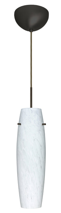 Besa 1JC-489719-LED-BR One Light Pendant, Bronze