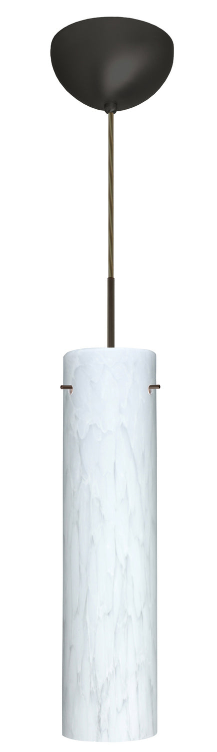Besa 1JC-722419-LED-BR One Light Pendant, Bronze