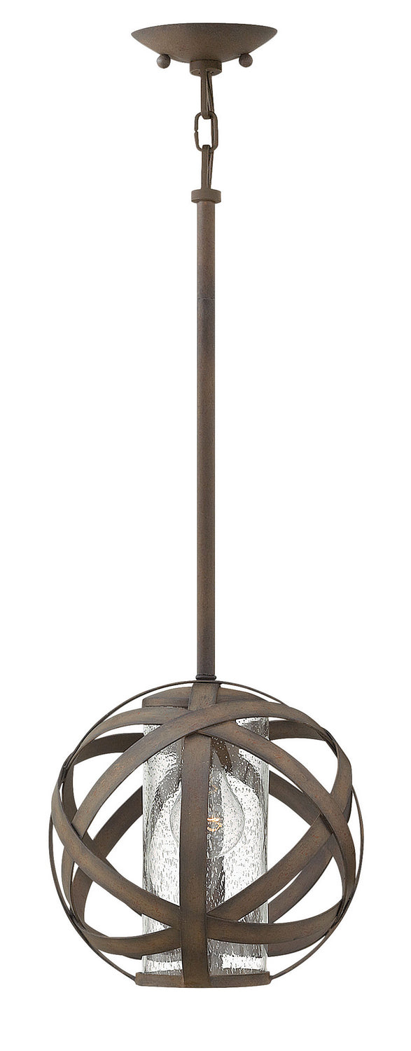 Hinkley 29707VI LED Outdoor Pendant, Vintage Iron