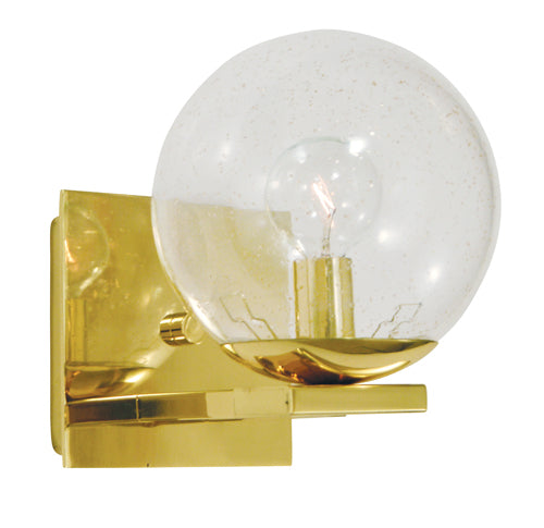 Framburg 4831 PB One Light Wall Sconce, Polished Brass