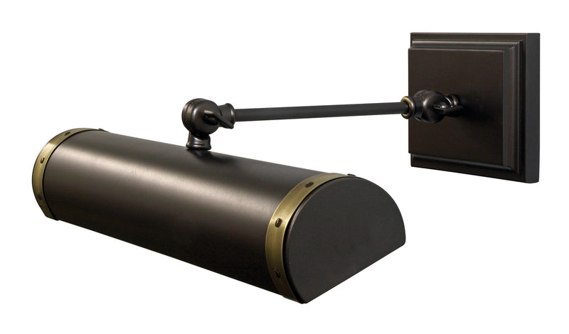 House of Troy DST16-MBAB Two Light Picture Light, Mahogany Bronze with Antique Brass accents