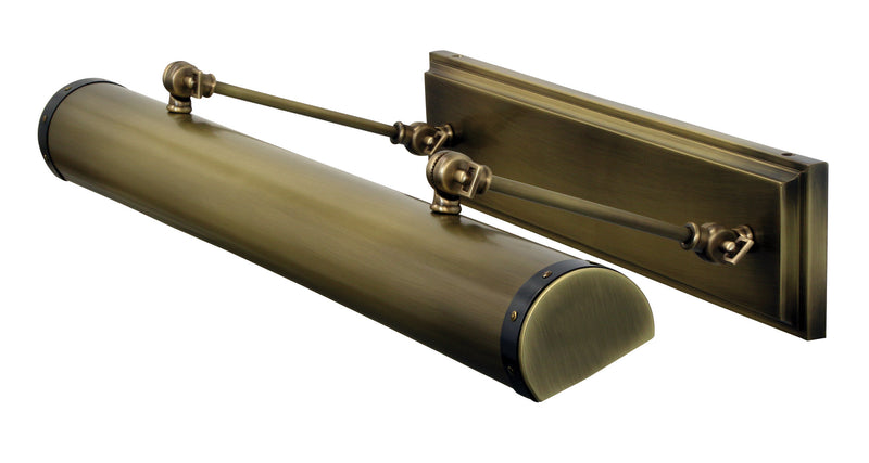 House of Troy DSTLEDZ30-ABMB LED Picture Light, Antique Brass with Mahogany Bronze accents