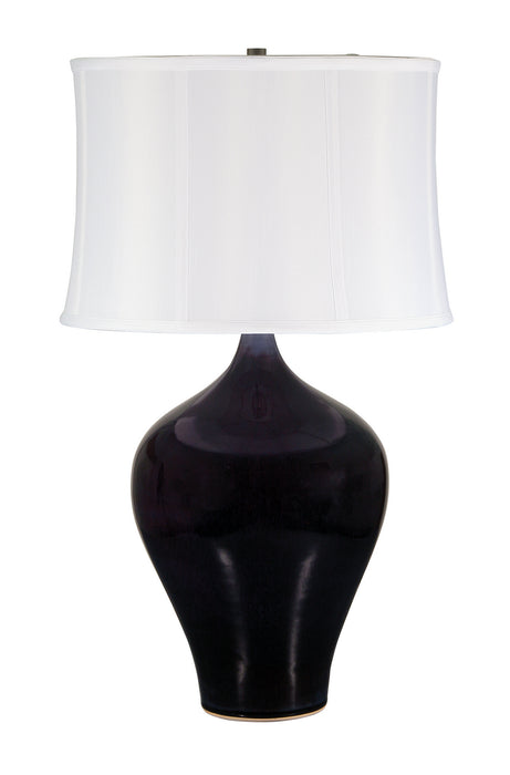 House of Troy GS160-EG One Light Table Lamp, Eggplant