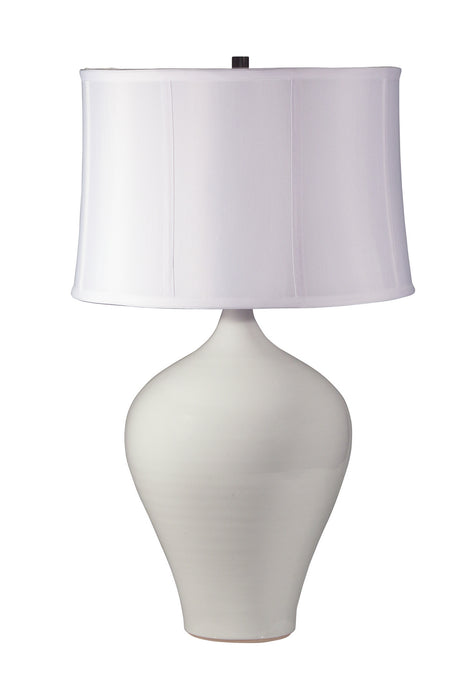 House of Troy GS160-WG One Light Table Lamp, White Gloss