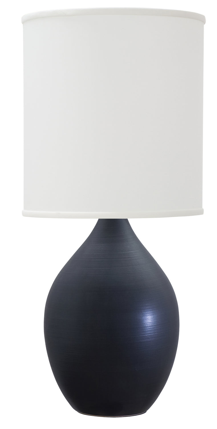 House of Troy GS201-BM One Light Table Lamp, Black Matte