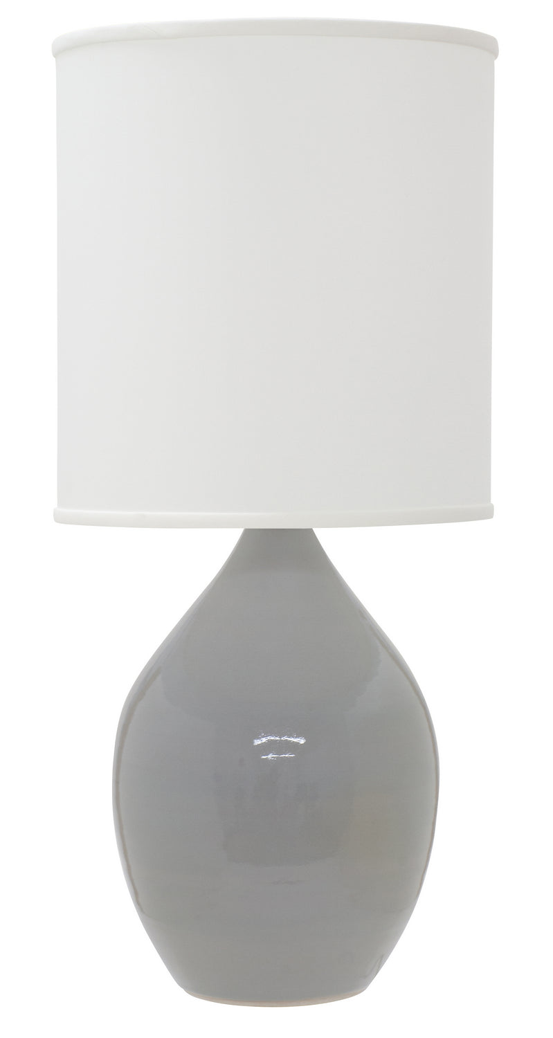 House of Troy GS201-GG One Light Table Lamp, Gray Gloss