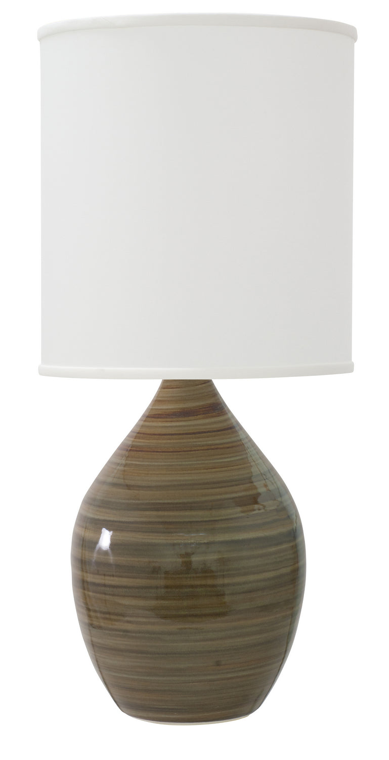House of Troy GS201-TE One Light Table Lamp, Tigers Eye