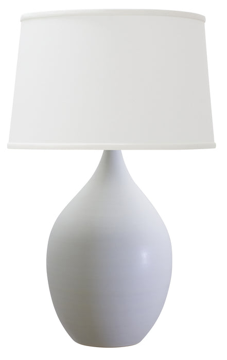 House of Troy GS202-WM One Light Table Lamp, White Matte