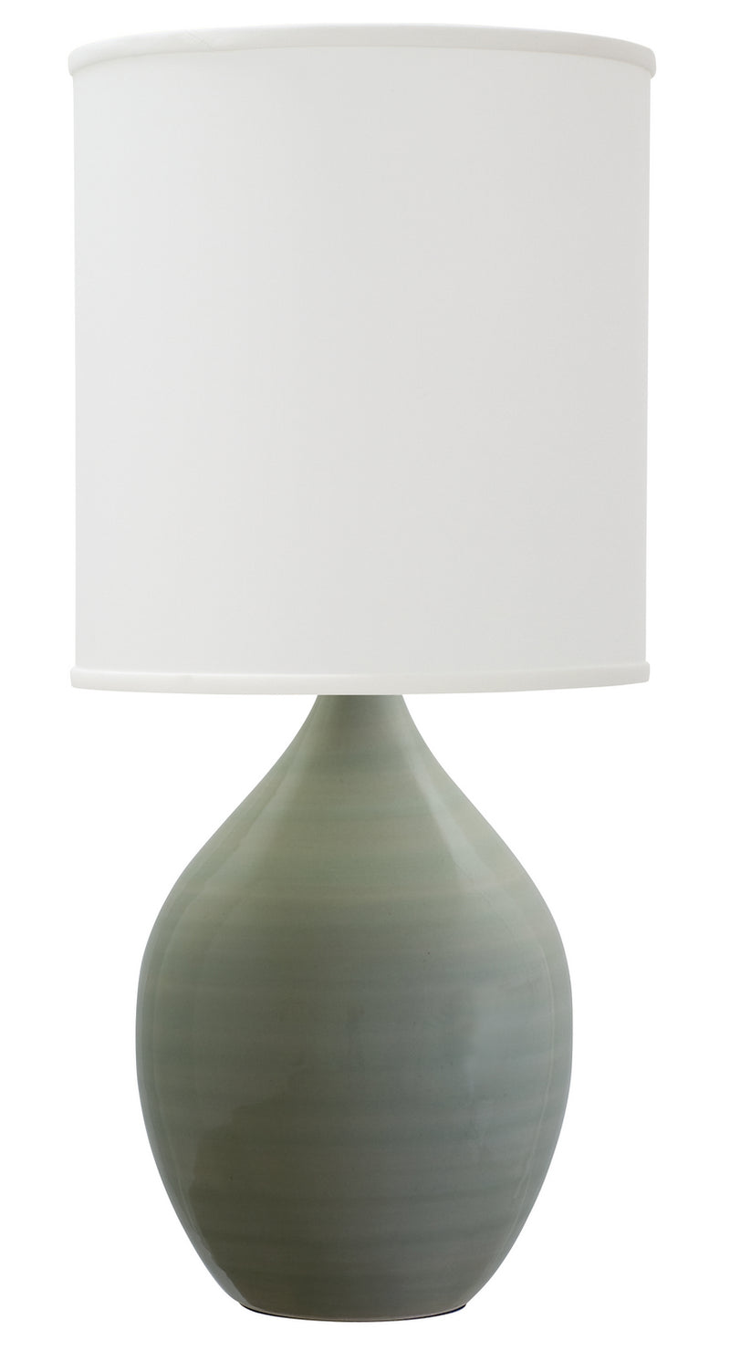 House of Troy GS301-CG One Light Table Lamp, Celadon