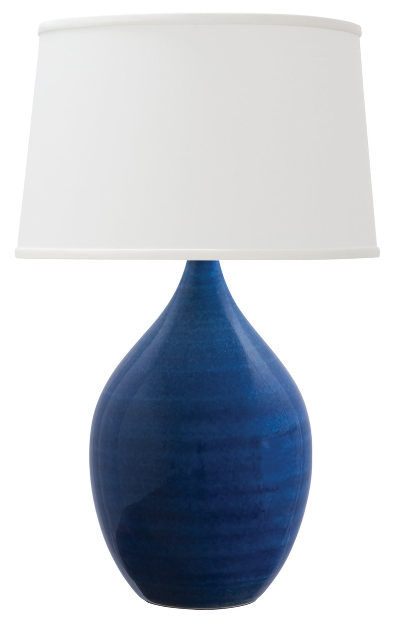 House of Troy GS302-BG One Light Table Lamp, Blue Gloss