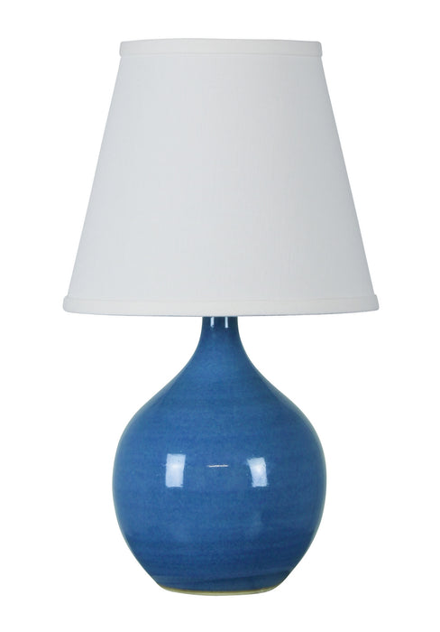 House of Troy GS50-CB One Light Table Lamp, Cornflower Blue
