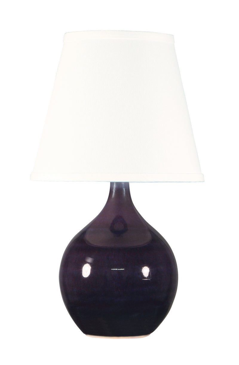 House of Troy GS50-EG One Light Table Lamp, Eggplant