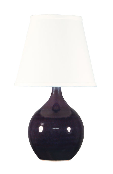 House of Troy GS50-EG One Light Table Lamp, Eggplant