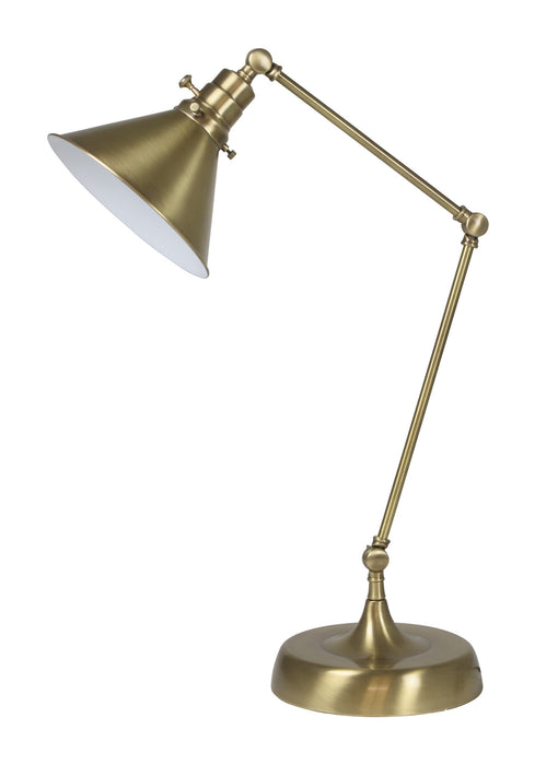 House of Troy OT650-AB-MS One Light Table Lamp, Antique Brass