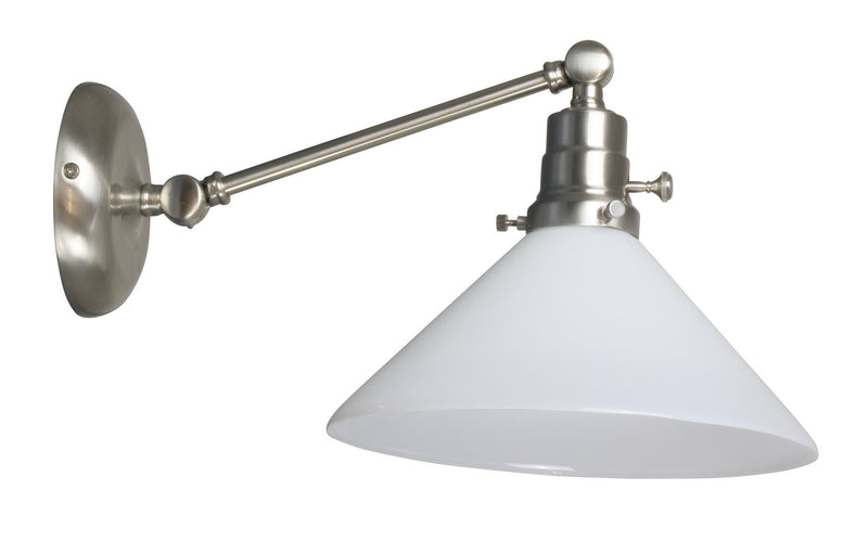 House of Troy OT675-SN-WT One Light Wall Sconce, Satin Nickel