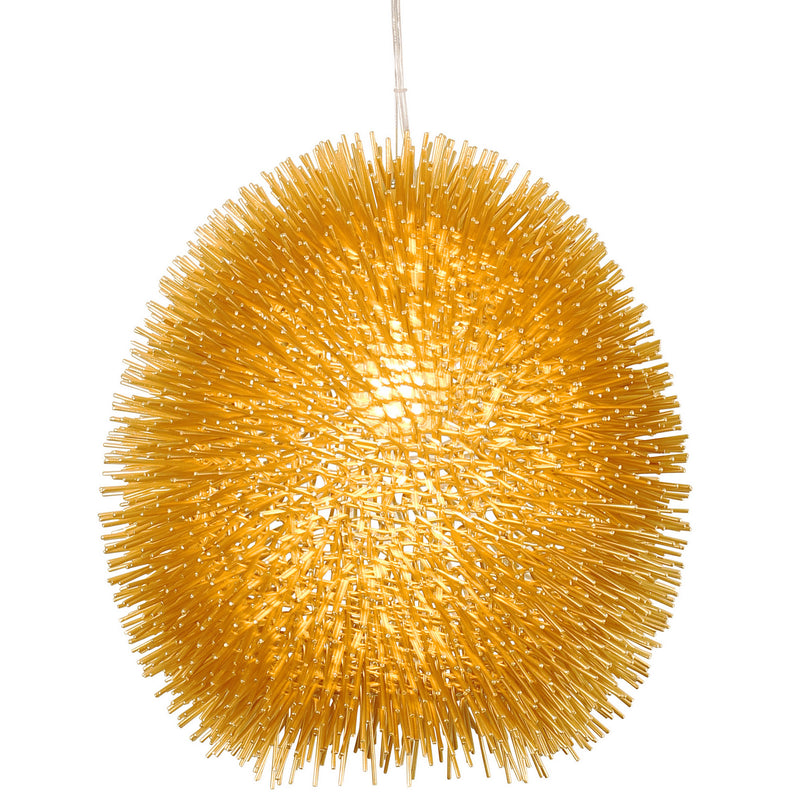 Varaluz 169P01GO One Light Pendant, Gold