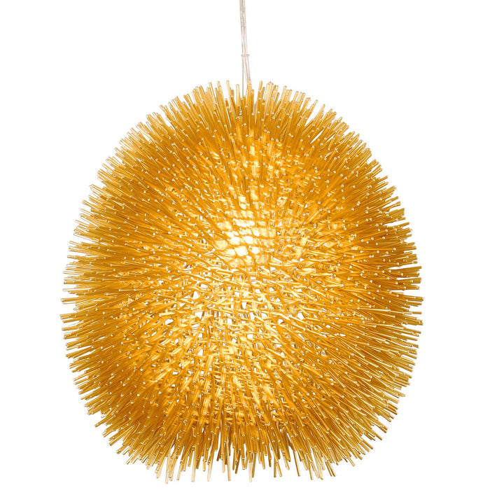 Varaluz 169P01GO One Light Pendant, Gold
