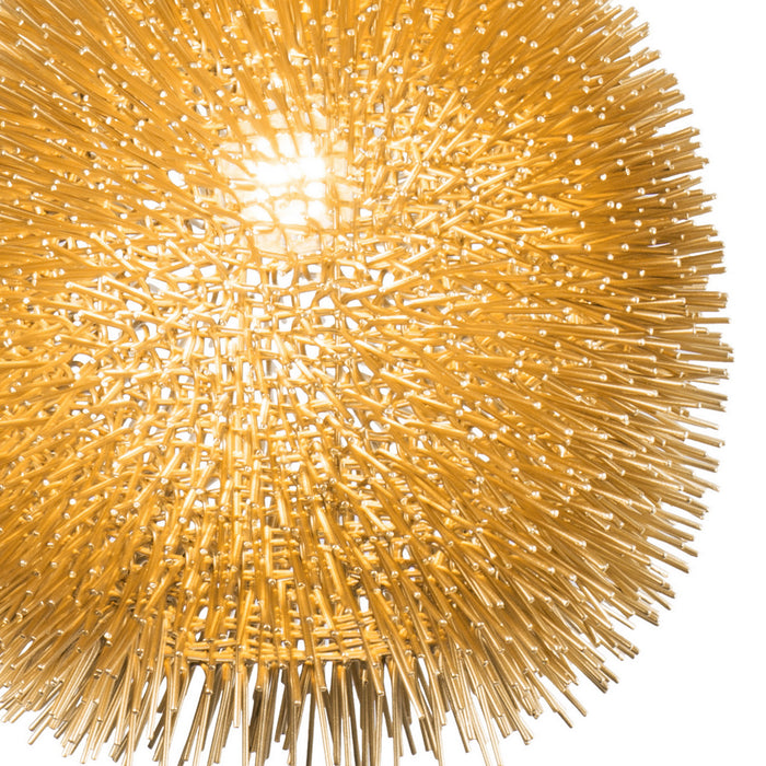 Varaluz 169P01GO One Light Pendant, Gold