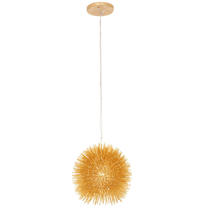 Varaluz 169M01GO One Light Mini Pendant, Gold