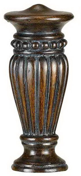 Cal Lighting FA-5002B Finial, Medium wood