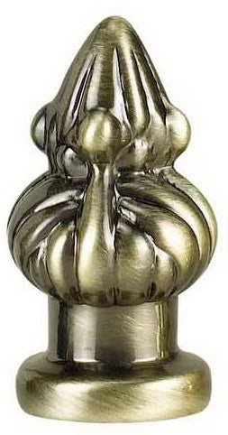 Cal Lighting FA-5052B Finial, Antique Brass