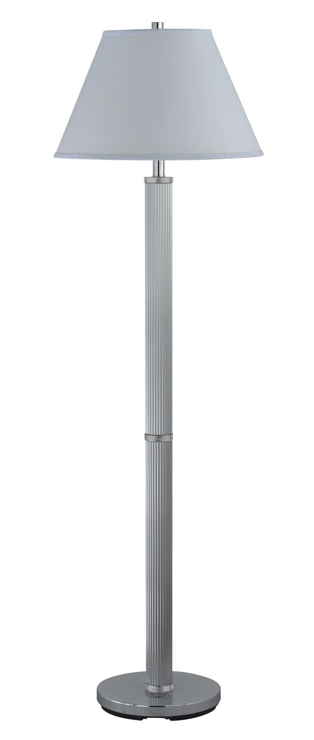 Cal Lighting LA-8003FL-1CH One Light Floor Lamp, Chrome