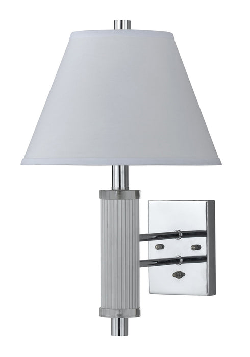 Cal Lighting LA-8003WL-1CH One Light Wall Lamp, Chrome