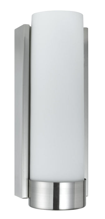 Cal Lighting LA-8512 One Light Wall Lamp, Satin Nickel