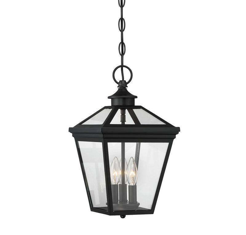 Savoy House 5-146-BK Three Light Hanging Lantern, Black