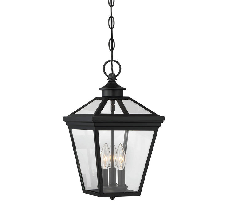 Savoy House 5-146-BK Three Light Hanging Lantern, Black