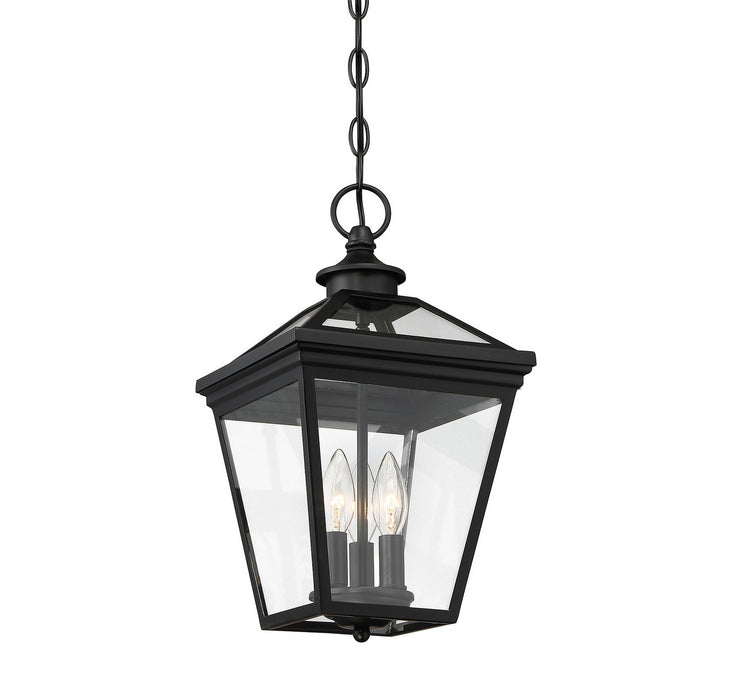 Savoy House 5-146-BK Three Light Hanging Lantern, Black