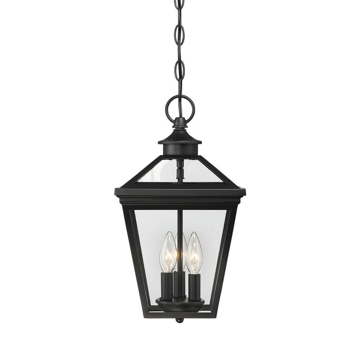 Savoy House 5-146-BK Three Light Hanging Lantern, Black