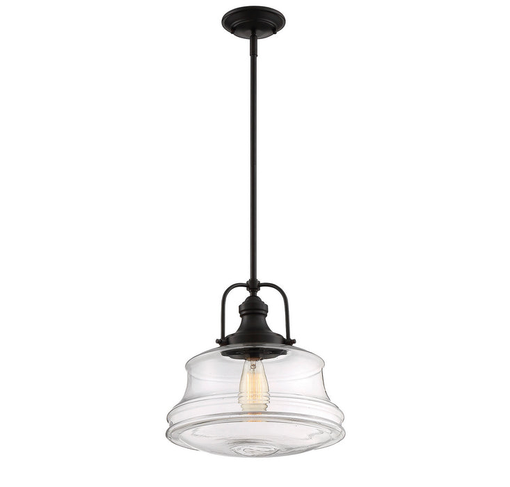 Savoy House 7-5012-1-13 One Light Pendant, English Bronze