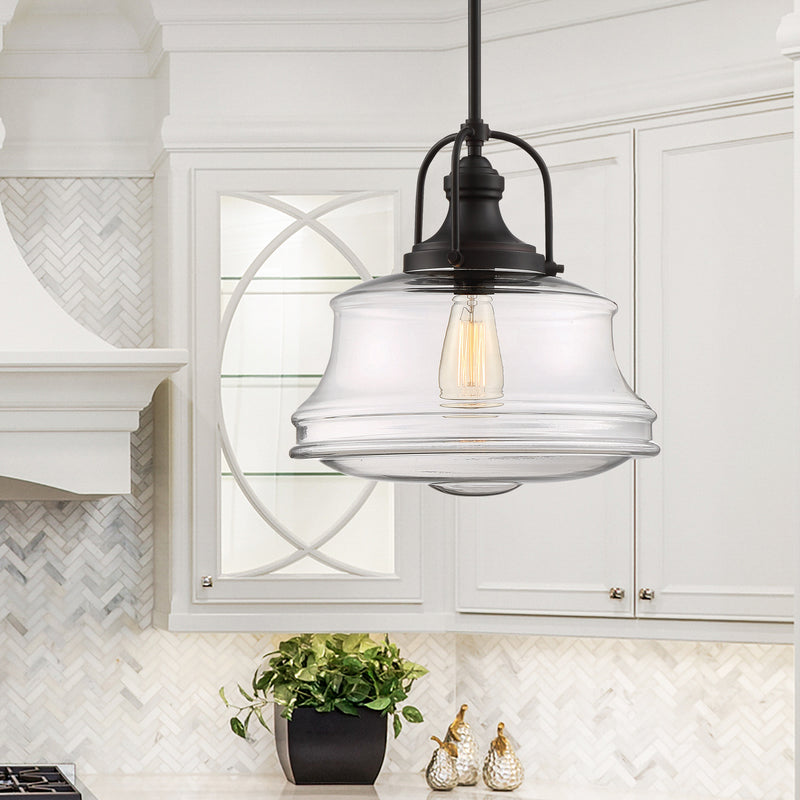 Savoy House 7-5012-1-13 One Light Pendant, English Bronze