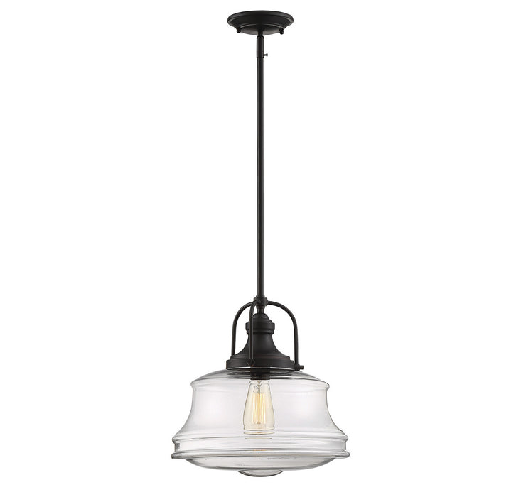 Savoy House 7-5012-1-13 One Light Pendant, English Bronze