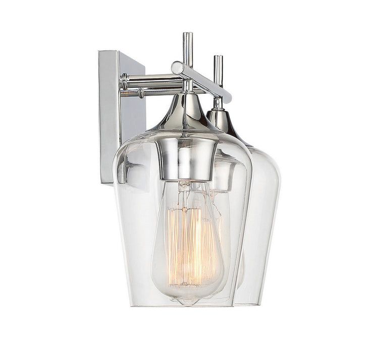 Savoy House 8-4030-2-11 Two Light Bath Bar, Polished Chrome