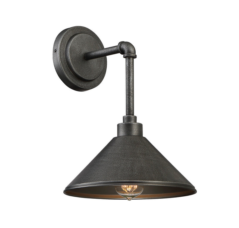 Savoy House 9-6074-1-90 One Light Wall Sconce, Galvanized Metal