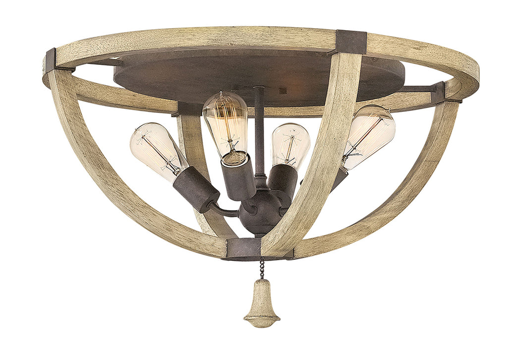 Fredrick Ramond FR40571IRR LED Flush Mount, Iron Rust