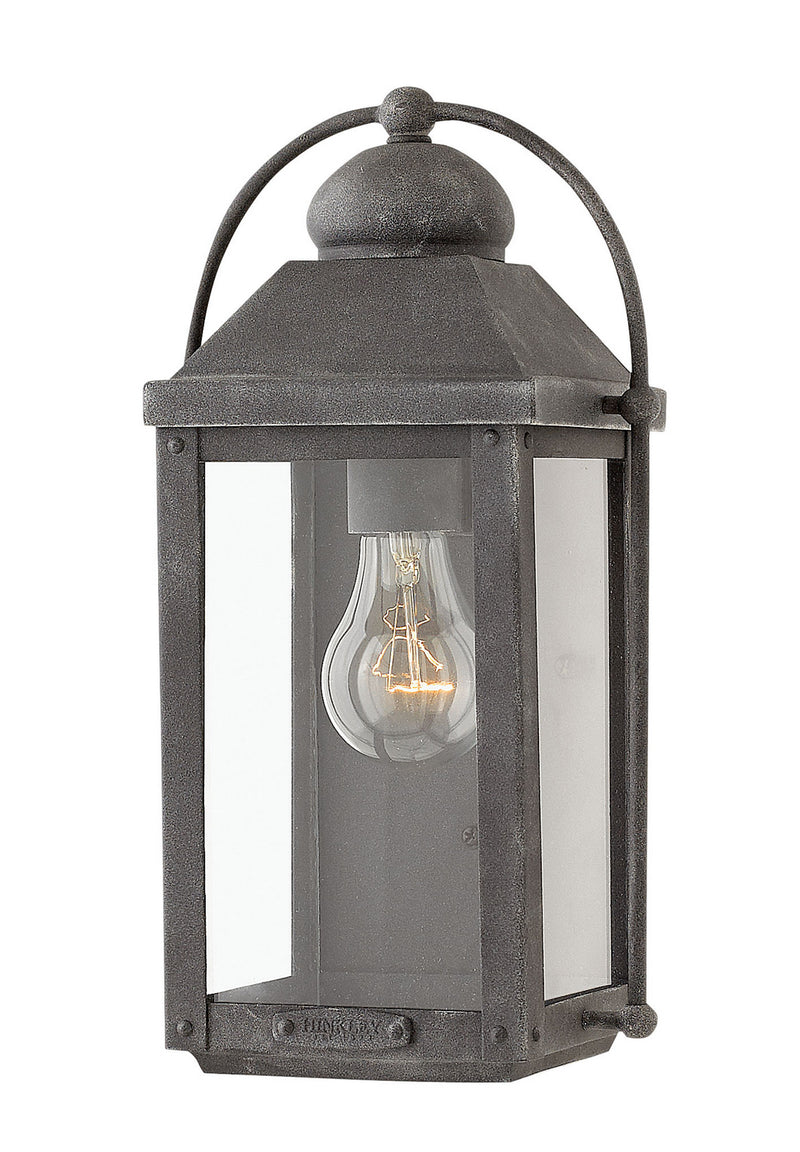 Hinkley 1850DZ LED Wall Mount, Aged Zinc